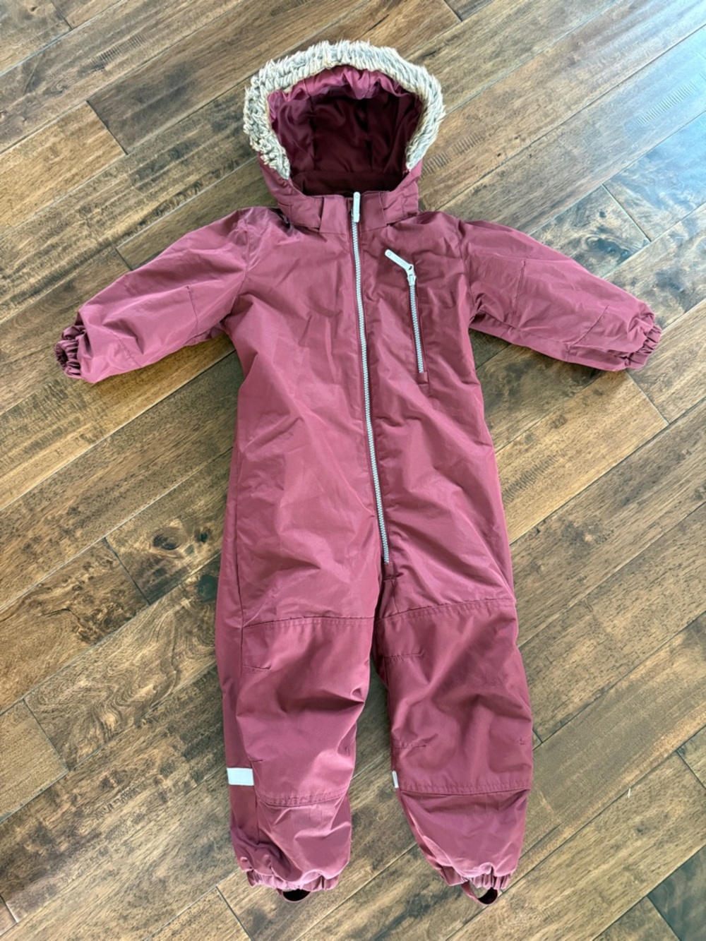 H&M Kids One-Piece Snowsuit - Wine Red